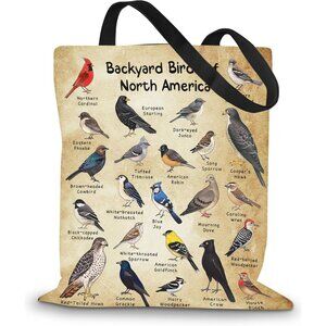 Animal Lover Gifts for Women Canvas Tote Bag Aesthetic Tote Bags Cute Reusable S
